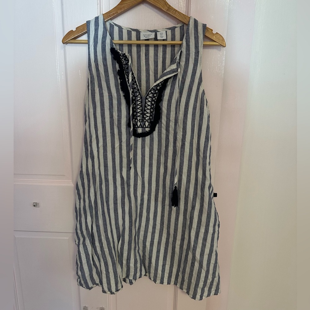 Antibes Blanc linen dress